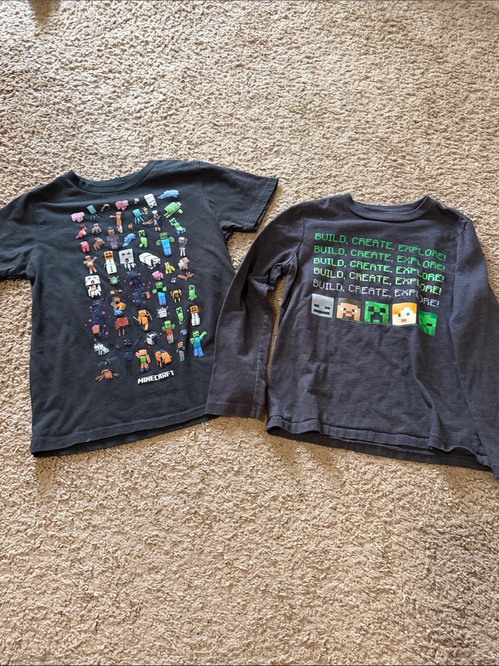 Kids Minecraft shirt bundle